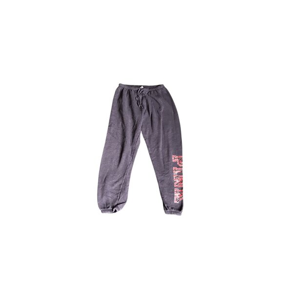 Pink Victoria’s Secret Gray and Red Sweatpants - Picture 1 of 5
